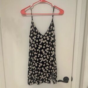 Reformation Black Floral Dress